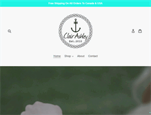 Tablet Screenshot of clairashley.com